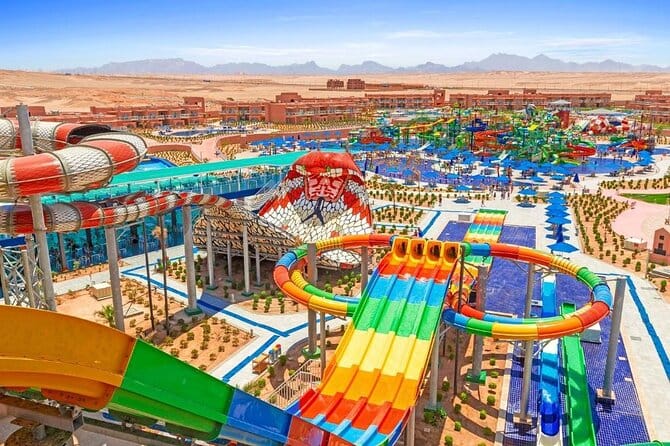 Makadi Water World Aqua Park – 50 Giant Slides & All-Inclusive Day Pass
